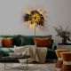 OPVIQ Zidna lampa Leaves, crna - EP3005923