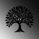 OPVIQ Zidna lampa Heart Tree V2, crna - EP3005929