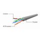 GEMBIRD PP12-5M/Y Mrezni kabl, CAT5e UTP Patch cord 5m yellow - 44296