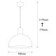OPVIQ Luster Sivani MR-306, crna/zlatna - EP3006004