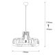 OPVIQ Luster Fellini MR 769, crna - EP3006118