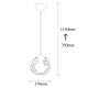 OPVIQ Luster Fellini MR 788, crna - EP3006163