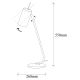 OPVIQ Stona lampa Sivani MR-613, zlatna - EP3006379