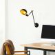 OPVIQ Zidna lampa Sivani MR-658, crna/zlatna - EP3004345