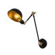 OPVIQ Zidna lampa Sivani MR-658, crna/zlatna - EP3004345