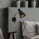 OPVIQ Zidna lampa Sivani MR-664, crna/zlatna - EP3004360