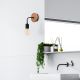 OPVIQ Zidna lampa Dartini MR 735, braon/crna - EP3004366