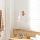 OPVIQ Zidna lampa Dartini MR 736, braon/bela - EP3004372