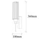 OPVIQ Zidna lampa Fellini MR 876, crna/zlatna - EP3004405