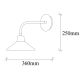 OPVIQ Zidna lampa Sivani MR 889, zlatna - EP3004432