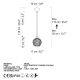 OPVIQ Vislica Selcuklu Mr 788-1, zlatna - EP3004447