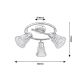 Rabalux Spot rasveta Hestia E14 3x MAX 40W hrom (5301) - 5301