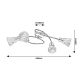 Rabalux Plafonjera Hestia E14 4x MAX 40W hrom (5302) - 5302