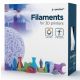 GEMBIRD 3DP-PLA+1.75-02-W PLA-PLUS Filament za 3D stampac 1,75mm kotur 1KG White - GM20003