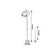 Rabalux Podne lampe Dragan E27 1x MAX 60W mat crno (5310) - 5310