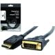 GEMBIRD CC-DPM-DVIM-3M DisplayPort na DVI digital interface kabl 3m - 103914
