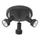 Rabalux Spot rasveta Konrad GU10 3x MAX 50W crna (5324) - 5324