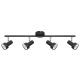 Rabalux Spot rasveta Konrad GU10 4x MAX 50W crna (5325) - 5325