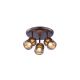 Rabalux Spot rasveta Oberon E14 3x MAX 40W braon (5337) - 5337