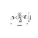 Rabalux Spot rasveta Lacey E14 3x MAX 40W crna (5343) - 5343