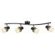 Rabalux Spot rasveta Lacey E14 4x MAX 40W crna (5344) - 5344