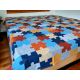 VIKTORIJA Čaršav Ranforce 160x240cm bez lastiša Puzzle - VLK000536-puzzle