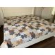 VIKTORIJA Čaršav Ranforce 160x240cm bez lastiša brown puzzle - VLK000536-brownpuzzle