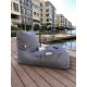 ATELIER DEL SOFA Baštenski lazy beg Daybed, siva - 535PFT1124