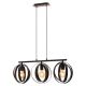 Rabalux Visilica Cortado E27 3x MAX 40W crna (5361) - 5361