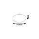 RABALUX Ugradna rasveta Oleg LED 12W - 5368-1