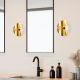 OPVIQ Zidna lampa Sivani MR 840, bela/zlatna - EP3004660