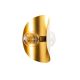 OPVIQ Zidna lampa Sivani MR 840, bela/zlatna - EP3004660