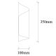 OPVIQ Zidna lampa Sivani MR 838, crna - EP3004669