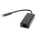 XWAVE Mrežni Adapter USB-C na Gigabit,RJ-45,muški-ženski, crna - 031111