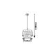 Rabalux Visilica Basil E27 1x MAX 40W brušeni hrom (5383) - 5383