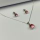 ALP CRYSTAL SWAROVSKI Ženske minđuše i ogrlica SSS3929FRP LR - MOMENT2205