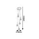 Rabalux Visilica Kassia G9 5X MAX 5W zlatna (5396) - 5396