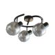 Rabalux Spot rasveta Salazar E14 3x MAX 40W hrast (5399) - 5399