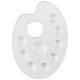 BRONS Paleta za likovno - Bela - 540077