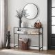 HANAH HOME Kozolni sto By-4, crna - EP3057800