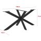 HANAH HOME Metalni nogari za sto Ahtapot, crna - EP3132481