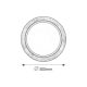 Rabalux Plafonjera Ufo E27 1x MAX 60W hrast (5417) - 5417