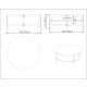HANAH HOME Klub sto Versy, crna - 541HDL1212