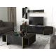 HANAH HOME Set nameštaj za dnevni boravak Veyron, crna - 542TLN3101