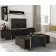 HANAH HOME Set nameštaj za dnevni boravak Veyron, crna - 542TLN3101