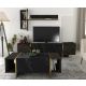 HANAH HOME Set nameštaj za dnevni boravak Veyron, crna - 542TLN3101