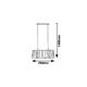 RABALUX Visilica Pixie bela E27 60W - 5458