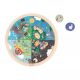 JANOD Drvene puzzle Opažanja, nauči vreme i godišnja doba, bašta - J05090