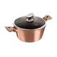 KAUFMAX Šerpa sa poklopcem 28cm rose gold metalic collection km-0057 - 425924