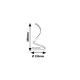 Rabalux Stona lampa Anais LED 48W srebrna (5469) - 5469-1